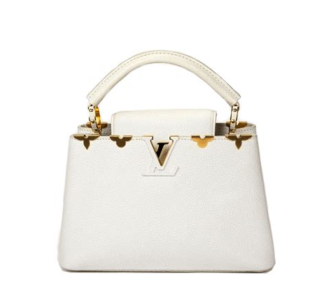 louis vuitton capucines bb white with gold flower crowns|capucines bb lv.